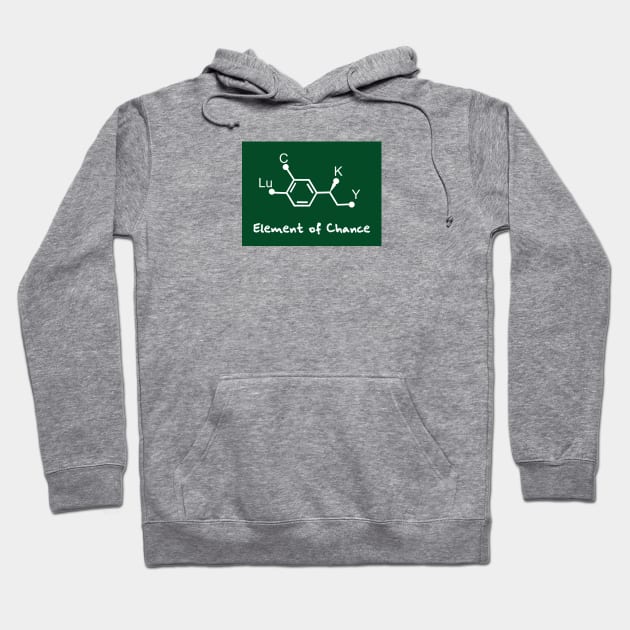 chemical formula of lucky Hoodie by Typography Dose